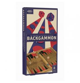 Backgammon en Bois Vintage