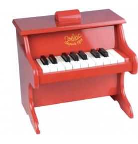 Piano Rouge en Bois Vilac