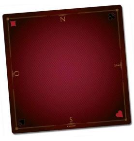 Tapis Prestige néoprène Rouge - Taille 1 (60x60 cm)