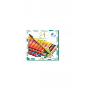 24 Crayons Aquarellables