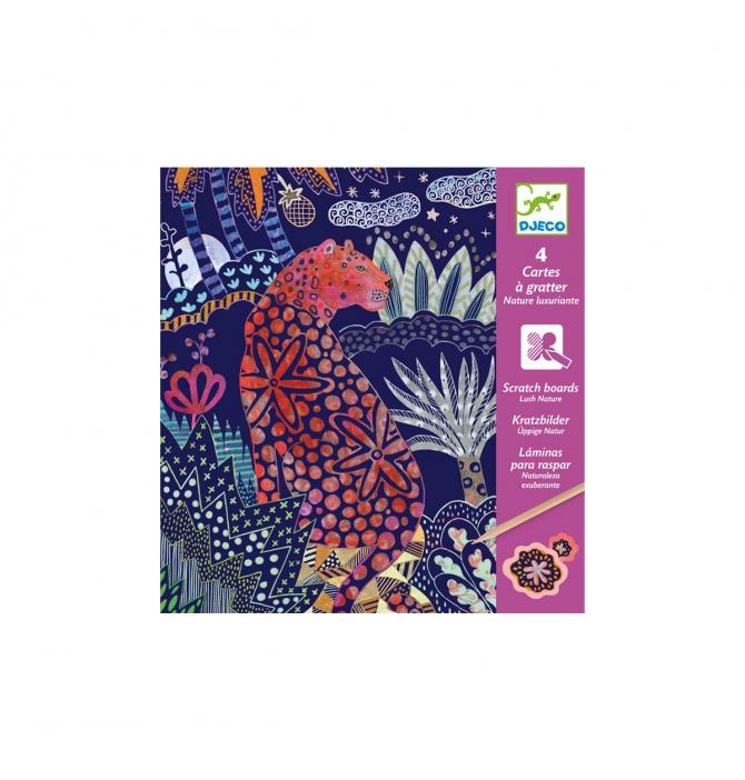 Cartes à gratter - Nature luxuriante