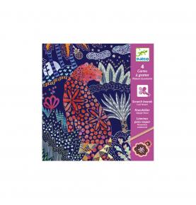 Cartes à gratter - Nature luxuriante