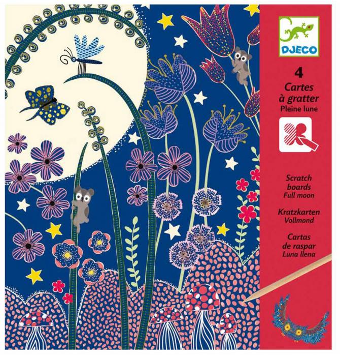 Cartes à gratter - Pleine Lune
