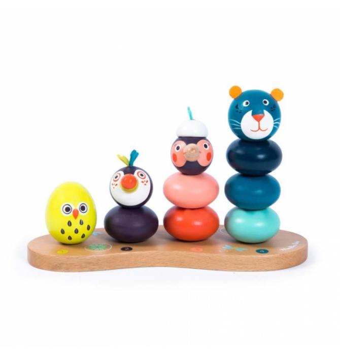 Animaux à empiler Dans la jungle