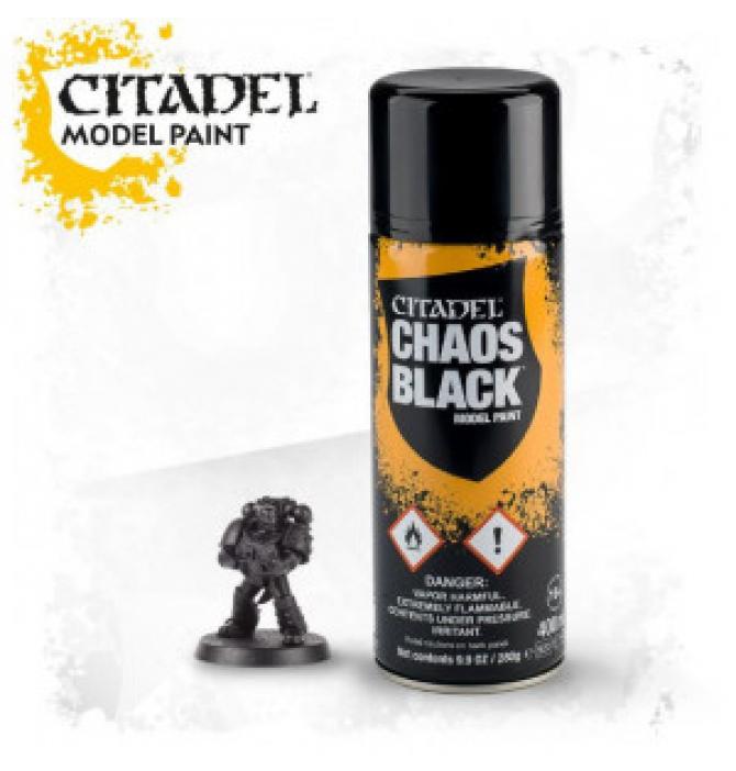 Peinture - Sous-couche Spray Chaos Black