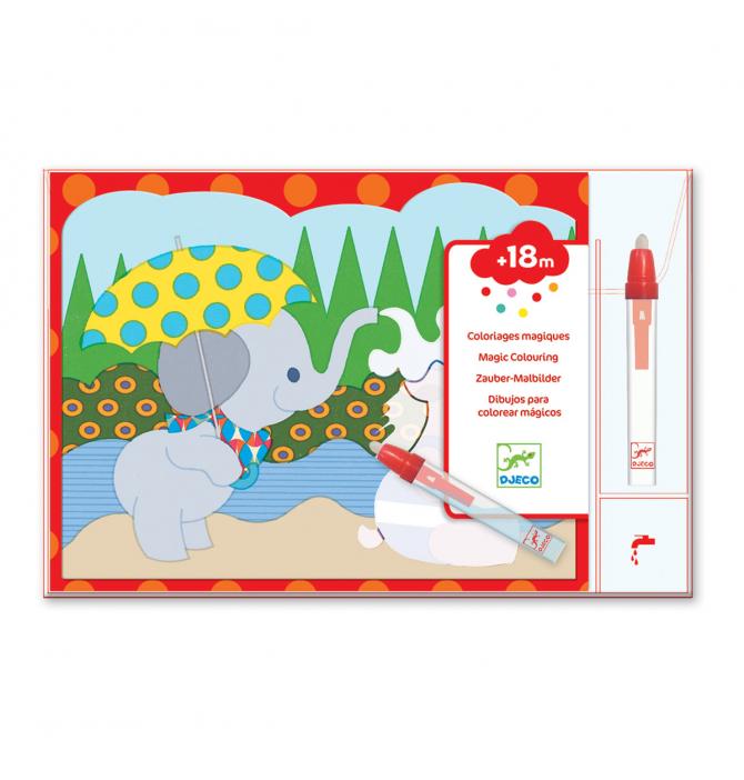 Coloriages Magiques - Caché dehors