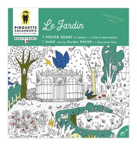 Poster Géant Jardin à Colorier