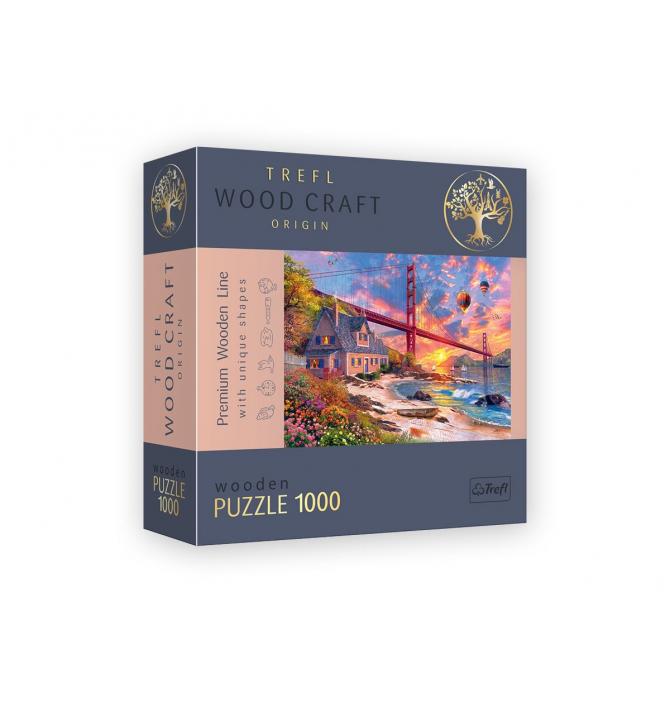 Puzzle Golden Gate en bois - 1000 pièces
