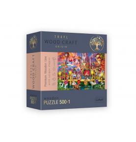 Puzzle Magic World en bois - 500 pièces