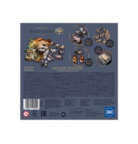 Puzzle Wild Cats in the Jungle en bois - 500 pièces
