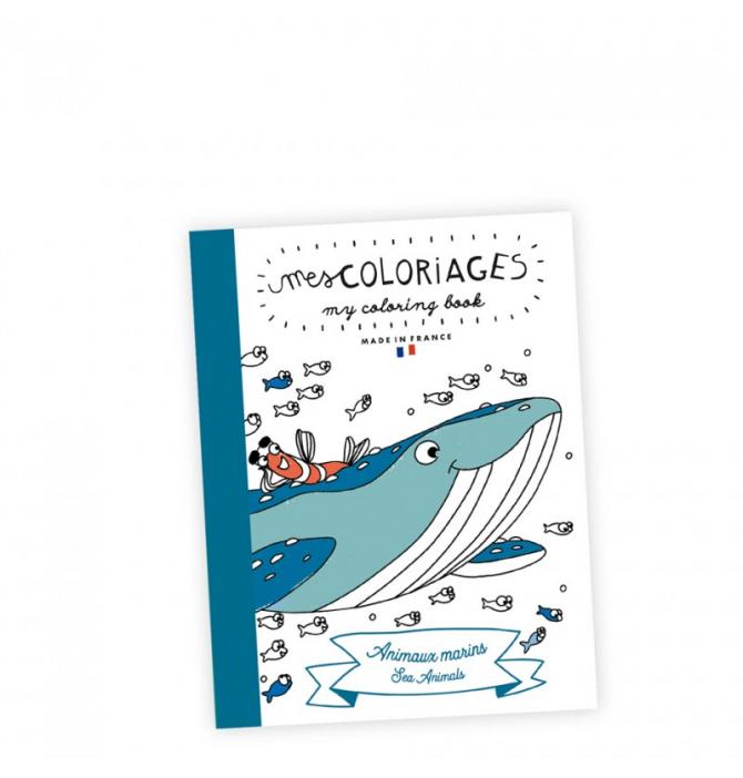 Carnet de Coloriage Animaux Marins