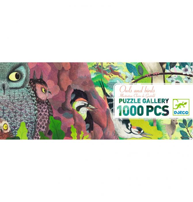 Puzzle Gallery - Owls and Birds - 1000 pièces
