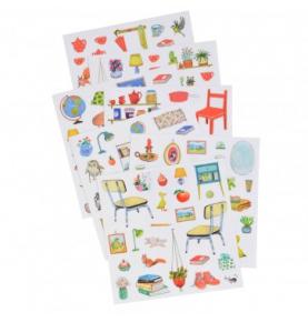 Ma Maison - Cahier de coloriage + 160 stickers