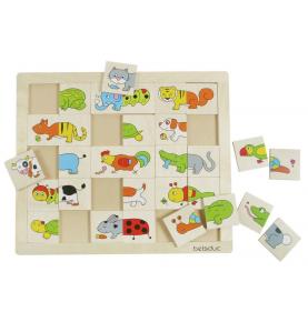 Puzzle Match & Mix Animaux