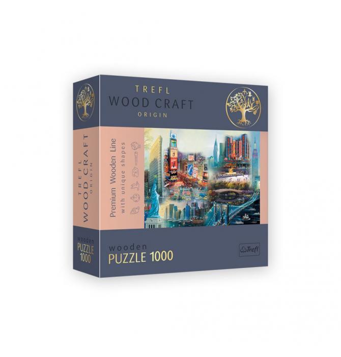 Puzzle New-York en bois - 1000 pièces