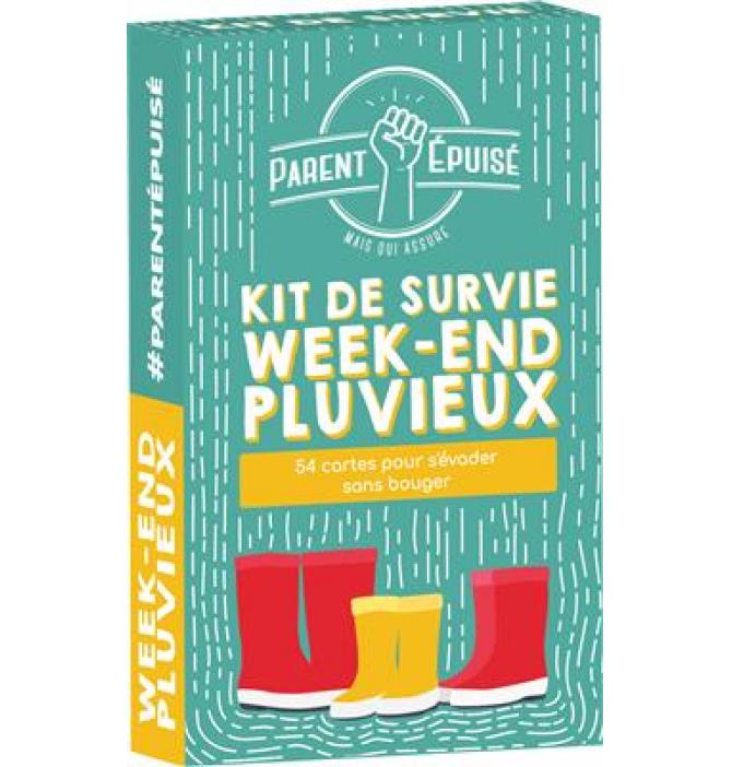 Parents épuisés - Kit de Survie Week-end Pluvieux Parents épuisés - Kit de Survie Week-end Pluvieux