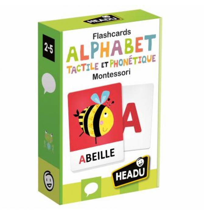 Flashcards Alphabet Tactile et Phonétique - Montessori