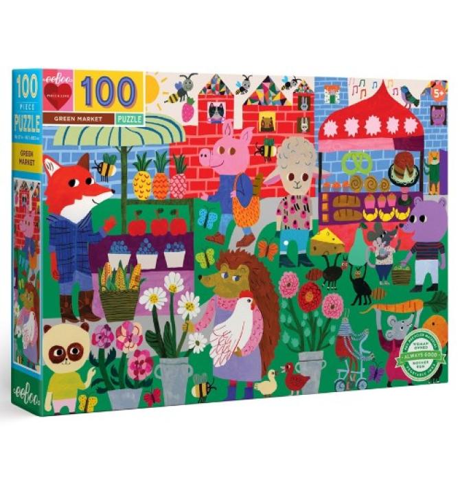 Puzzle 100 pièces - Green Market