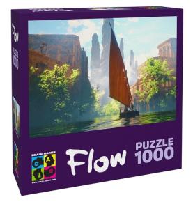 Puzzle 1000 pièces - Bateau et bâtiments