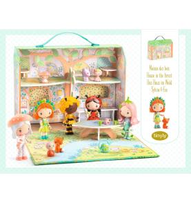 Figurines Tinyly - Maison des Bois de Sylvia & Fox