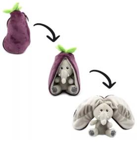 Flipetz - Éléphant Aubergine