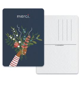 Carte postale Merci