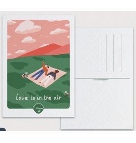 Carte postale Love is in the air