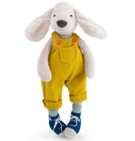 Peluche Chien Jaune Puce & Pilou