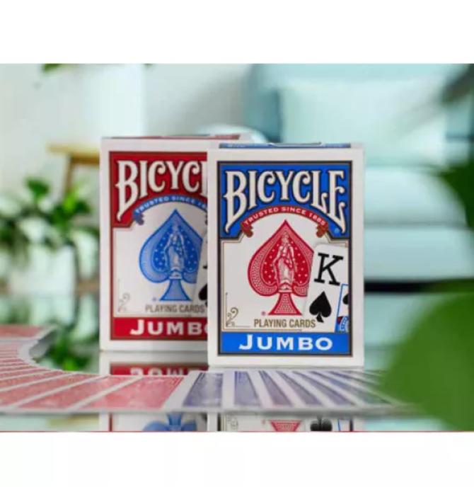 Cartes Bicycle Jumbo Rouge ou Bleu