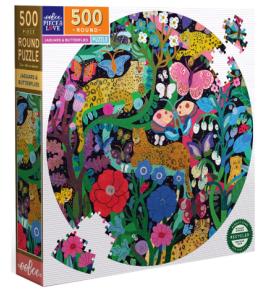 Puzzle Jaguars et Papillons - 500 pièces