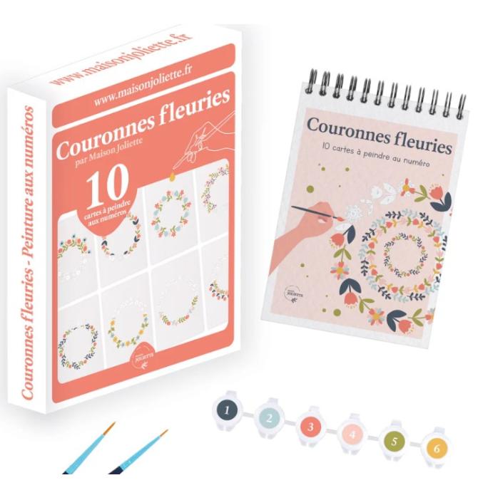 Peinture au Numéro - Couronnes Fleuries