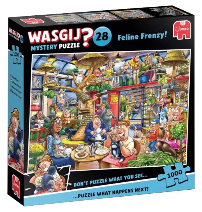 Puzzle Wasgij Folie Féline ! - 1000 pièces