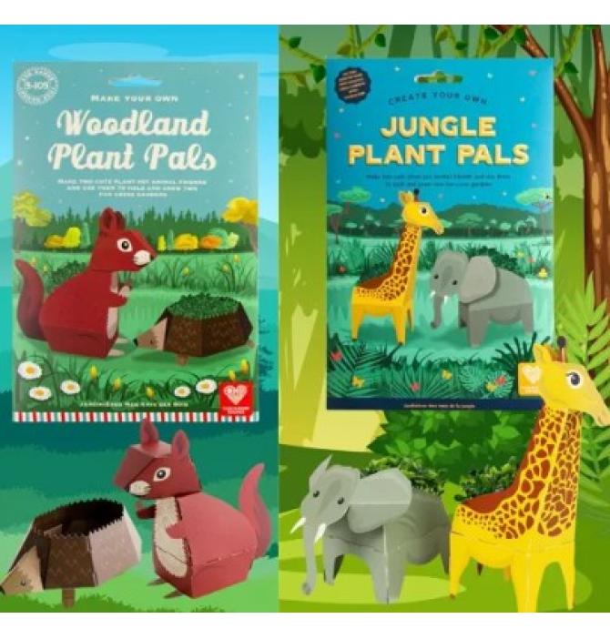 Jardin pop up - Ecureuil et Hérisson ou Girafe et Eléphant