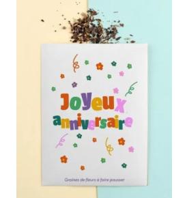 Sachet Message "Joyeux Anniversaire !"