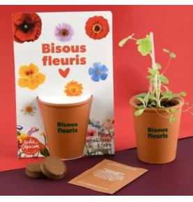Fleurs - Kit Message Bisous Fleuris