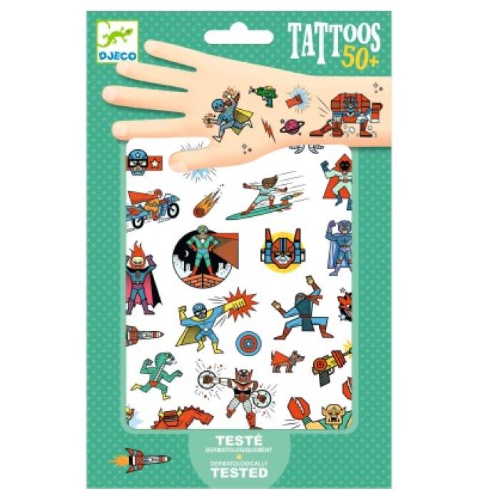 Tatouages Héros vs Vilains