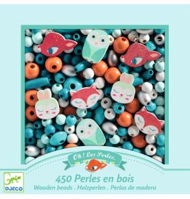 Perles en Bois Petits Animaux