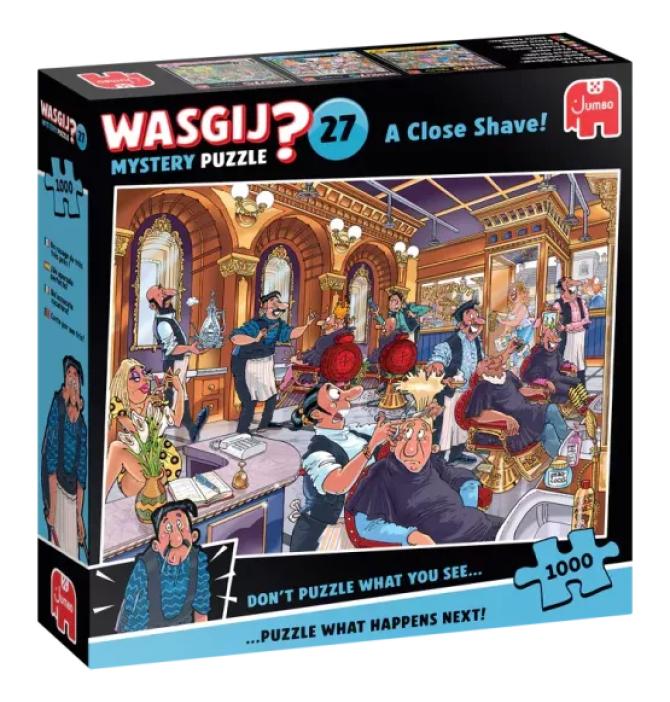 Puzzle Wasgij Un Rasage de très très près- 1000 pièces