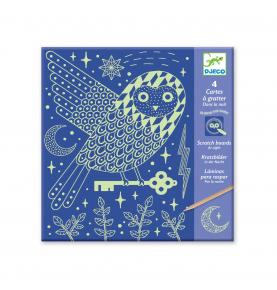 Cartes à gratter - Dans la nuit (phoshorescent)